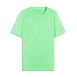 T-Shirt Cotton Fine Eagle Verde Fluor