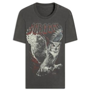 T-Shirt Washed Owll Preto